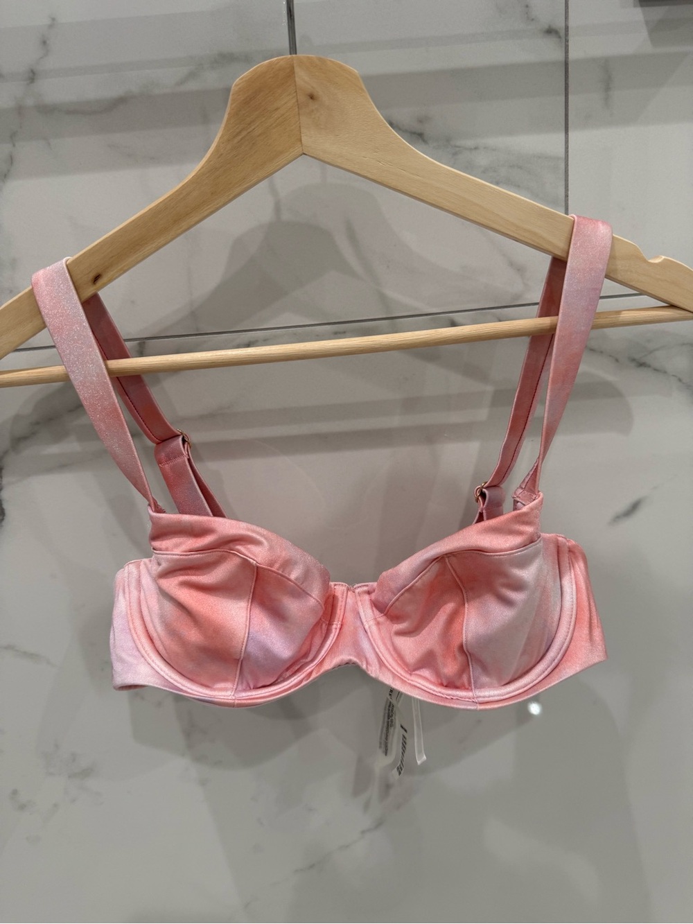 Victoria’s Secret Pink Tie Dye Balconette Bikini Top 36B Underwire